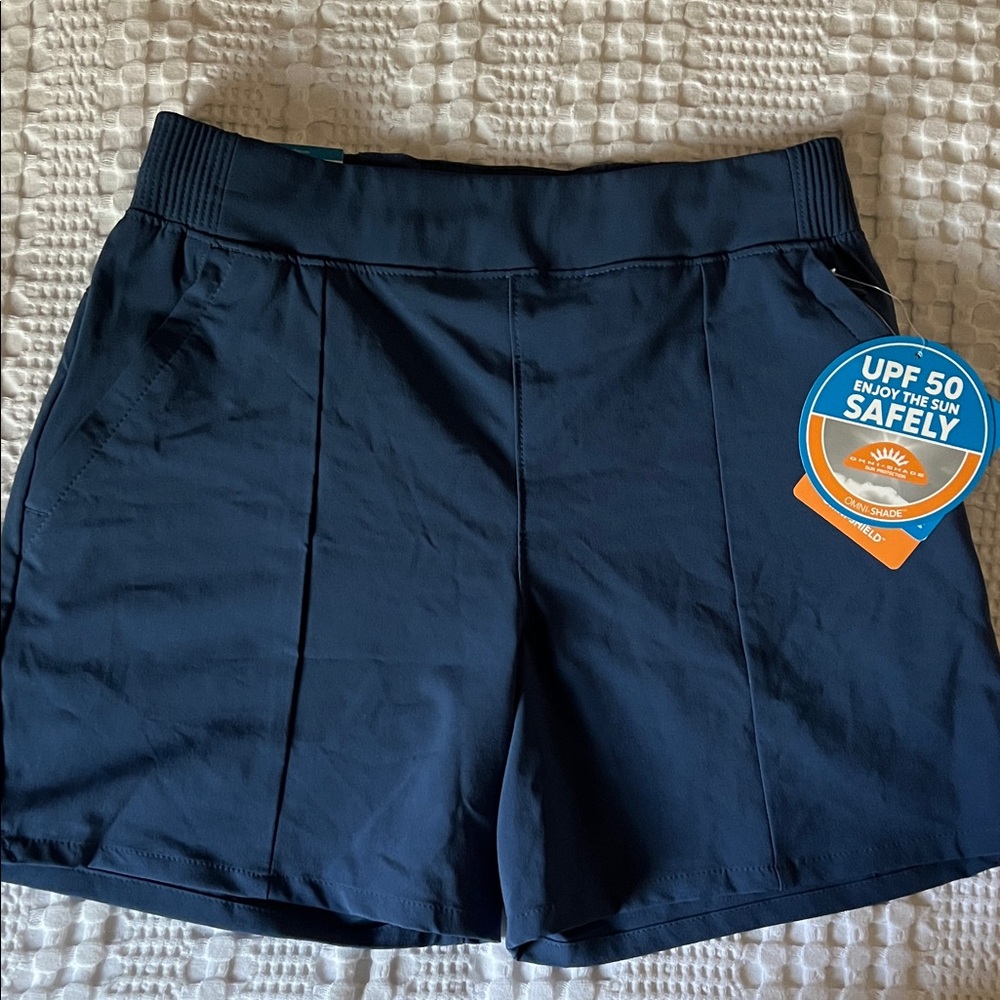 Columbia Women's Dark Blue Athletic Shorts